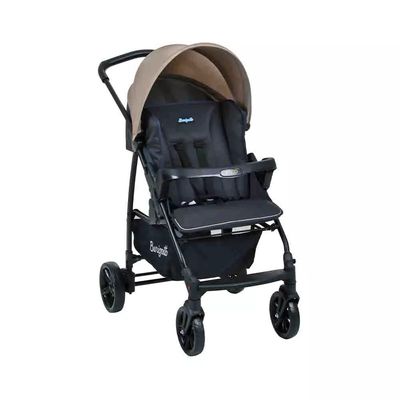 Carrinho de Bebê Burigotto Ecco Cinza e Bege 0 a 15kg