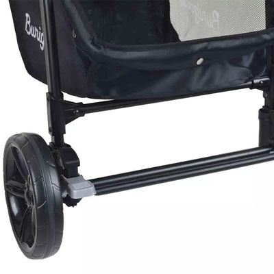 Carrinho de Bebê Burigotto Ecco Cinza e Bege 0 a 15kg
