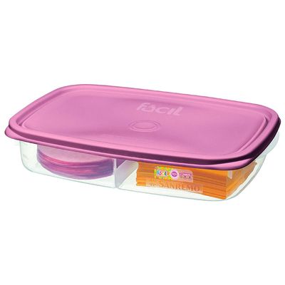 Pote para Frios Sanremo Retangular 1,4L - Item Sortido