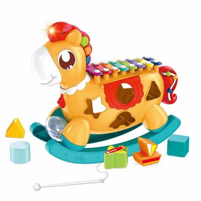 Brinquedo Pocotó Musical Cardoso Baby Land Laranja