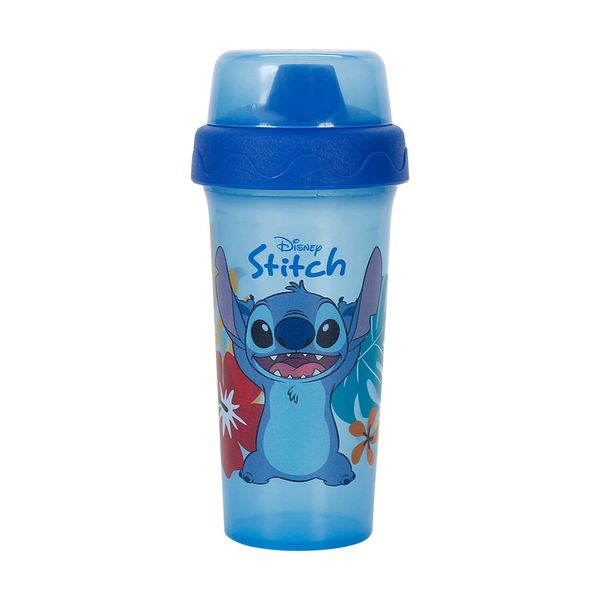 Copo Premium com Válvula Redutora de Pingos Stitch 340ml Dermiwil Copo Premium com Válvula Redutora de Pingos Stitch 340ml Dermiwil