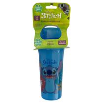 Copo Premium com Válvula Redutora de Pingos Stitch 340ml Dermiwil