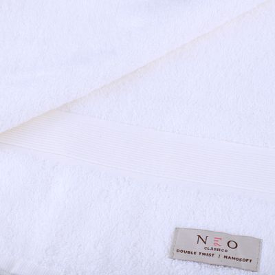 Toalha de Banho Camesa Ícone 100% Algodão Branca