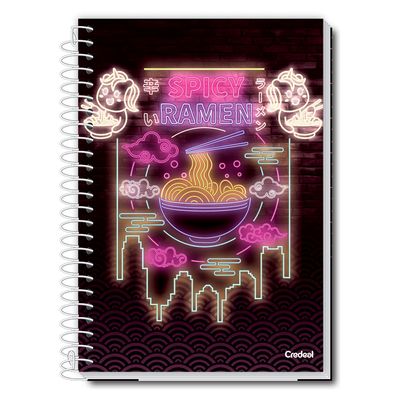Caderno Universitário Feminino My Collection 224F/16 Matérias Credeal