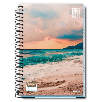 Caderno Universitário Happy 280F/20 Matérias Credeal