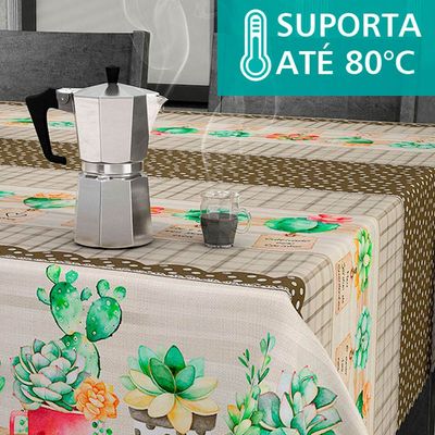 Toalha Mesa Salehtex Térmica Cactus 1,38m x 2,00m