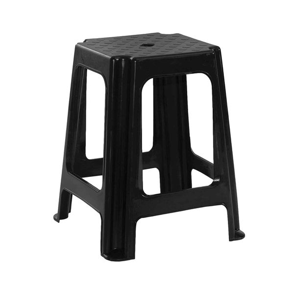Banqueta Gardenlife Plástica Preta Banqueta Gardenlife Plástica Preta