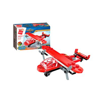 Bloco de Montar Set Combat Zones Super Bombeiro 1805 Qman
