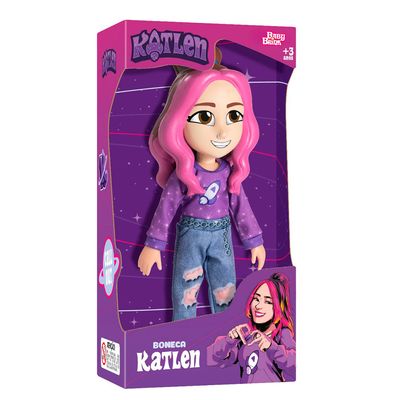 Boneca Katlen Dos Rosas NovaBrink