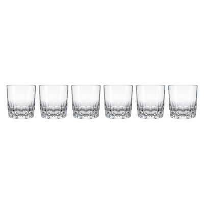 Jogo de 6 Copos de vidro 290ml Vegas Rocks Nadir