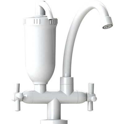 Torneira De Bancada Para Cozinha Em Abs, Branca, Com Purificador De água, 34569 Delta Ostenvonder