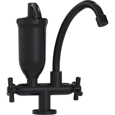 Torneira De Bancada Para Cozinha Em Abs, Preta, Com Purificador De água, 34572 Delta Ostenvonder