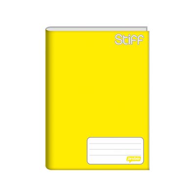 Caderno Universitário Jandaia Brochura Capa Dura 1 Matéria Amarelo