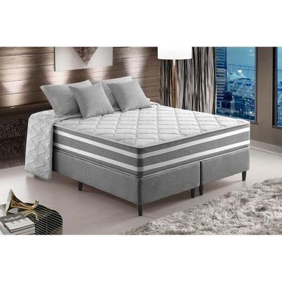 Colchão King Molas Anjos Duo Sono Gray 193x203x30