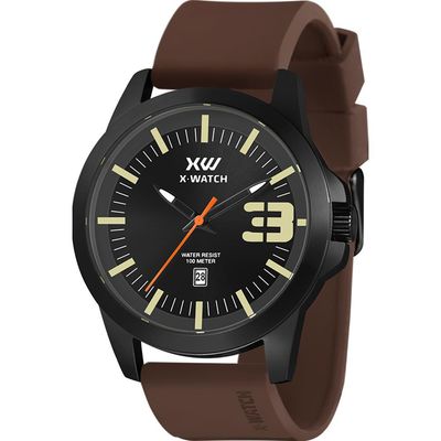 Relógio X-Watch Masculino Ref: Xmnp1021 P2nx Esportivo Black