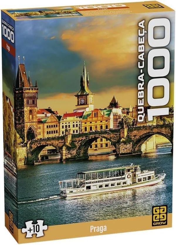 Quebra Cabeça Praga 1000 Peças Grow - 3948