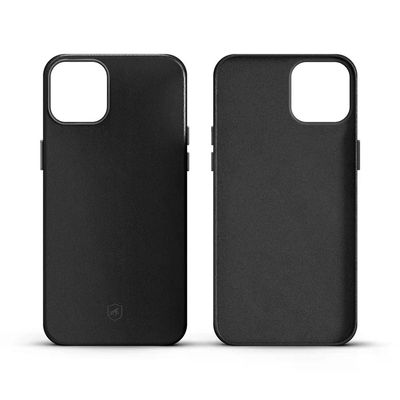 Kit Capa Couro Dual Preta e Pelicula Nano Vidro para iPhone 15 Plus - Gshield