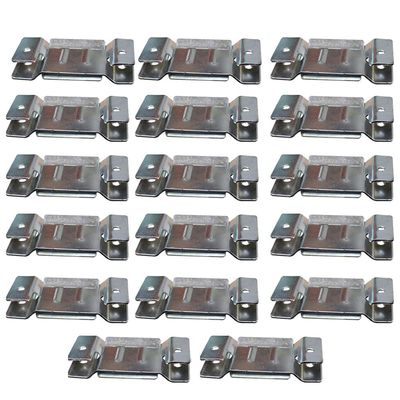 17 Pares de Conector de Encaixe para Móveis Sofá Cabeceira Painel Zincado G59