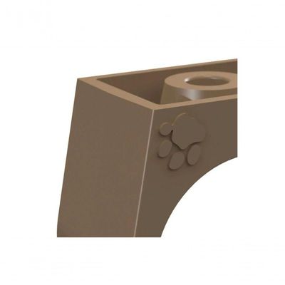 Abraçadeira Para Tubo Soldável 20mm Marrom