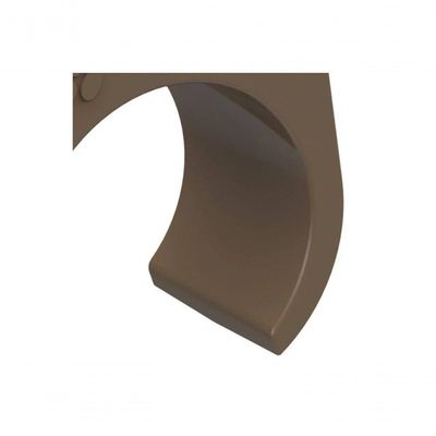Abraçadeira Para Tubo Soldável 20mm Marrom