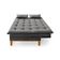 Sofá Cama Reclinável Casal 1,84m Island Suede Cinza Premium