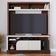 Estante Painel Para TV 65 Pol 160cm Doman C04 Nogueria Real Off White Matte - Lyam Decor