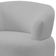 Kit 02 Poltronas Giratória Orgânica Para Sala Living Florea M05 Bouclê Cinza - Lyam Decor