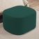 Kit 2 Puffs Decorativos Orgânico para Living Quarto 70cm Doha W01 Bouclê Verde - Lyam Decor