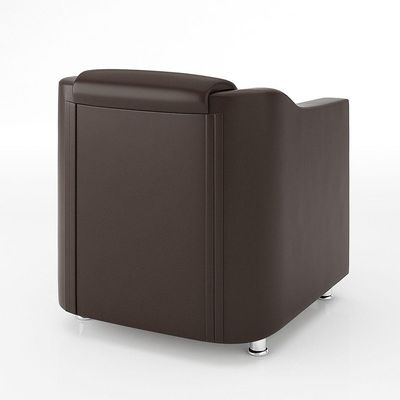 Kit Sofá Namoradeira Reforçada Tilla + 02 Poltronas marrom