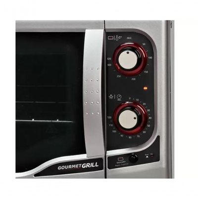 Forno 44l Fischer Eletrico Gourmet Grill - 9741-79183 Prata 110V
