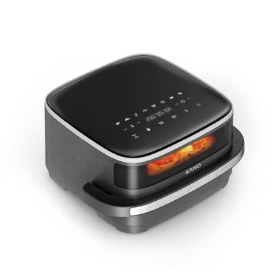 Fritadeira Elétrica Air Fryer Easy Fry Extra AFP4 4L 1700W Painel Digital Preta Inox Arno Preto/Inox / 220V