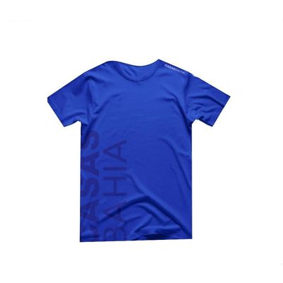 Camiseta Manga Curta Dry Fit Casas Bahia XG / Azul