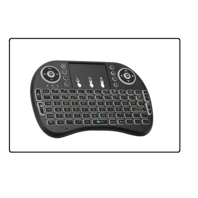 Mini Controle Wireless Mini Keyboard Usb Sem Fio Touch Pad Led P
