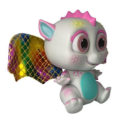 Bebê Dragão Flying Baby Com Asas - Exclusivo na cor Branco.