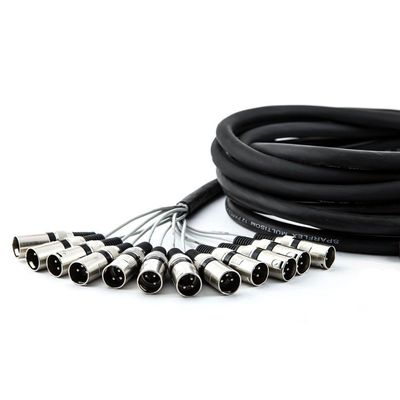 Multicabos Xlr 12 Vias Cirilo Cabos - 50 Mt