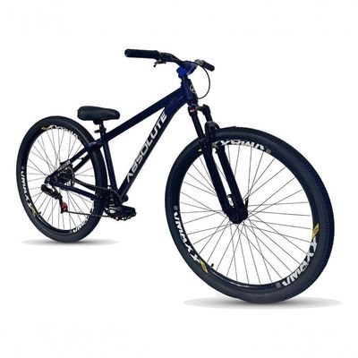 Bicicleta Aro 29 Absolute Nero 5 Freeride Single Freio Hidraulico Shimano Mt200 Garfo C-trava Rodas Vmaxx Azul