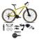 Bicicleta Aro 29 Absolute Nero 5 Câmbios Shimano Alívio-altus 27v Freio Hidráulico Garfo C-trava amarelo Tam: 17