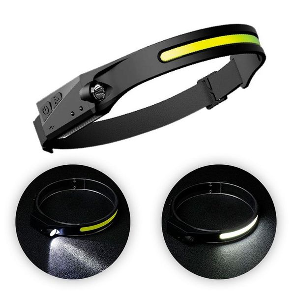 Lanterna De Cabeça Farol Recarregável USB