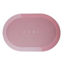 Tapete Superabsorvente Redondo - Rosa