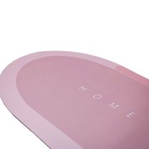Tapete Superabsorvente Redondo - Rosa