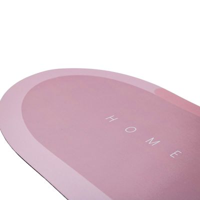 Tapete Superabsorvente Redondo - Rosa