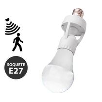 Sensor De Presença Com Fotocélula Soquete E27