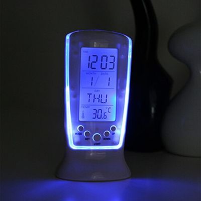 Relógio Digital de Mesa Square Clock