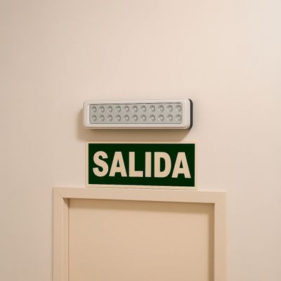 Luminária Lâmpada Emergência 60 LEDs Branco