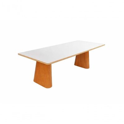 Mesa De Jantar Com Vidro 180m X 0,90m- Select- Gold Salas