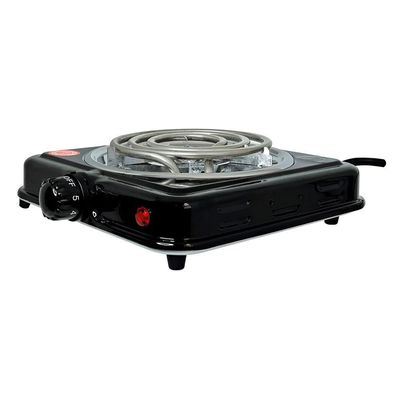 Fogão Elétrico Portátil 1 Boca 1000w 220V Com Termostato De – Preto