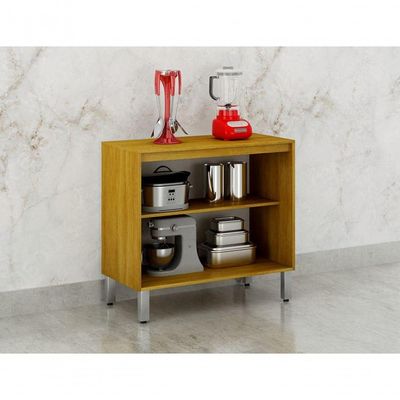 Balcão De Cozinha 2 Portas - Eduarda-cinamomo-off White - Chf Móveis