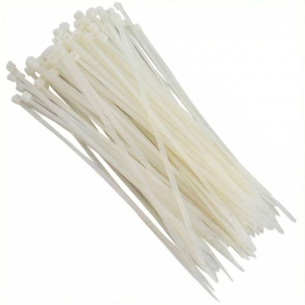 Abraçadeira De Nylon Foxlux 380x4.8mm Branca 50un