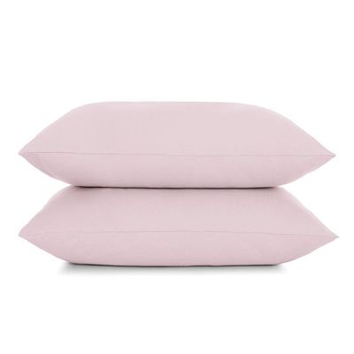 Jogo De Fronha Altenburg 2 Peças Malha Fio Penteado Rosé Natural