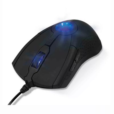 Mouse Oex Gamer Energy com Fio USB 3200 DPI 6 Botões LED Azul